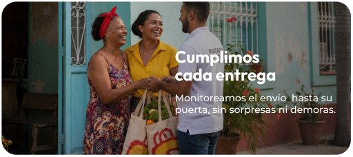 Cumplimos cada entrega. Monitoreamos el envío hasta su puerta, sin sorpresas ni demoras.