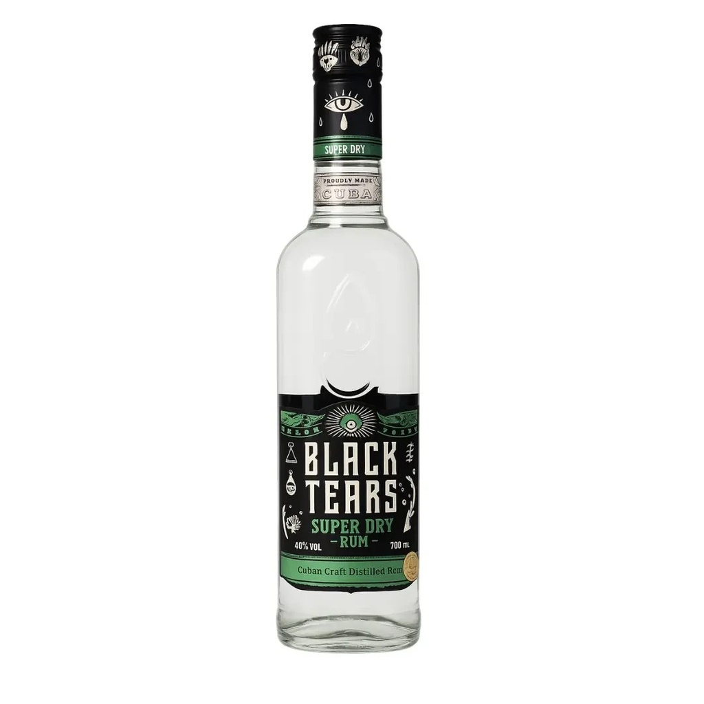 [BEB-00042] Ron Black Tears Super Dry 700 ml - Ron Seco Artesanal Cubano