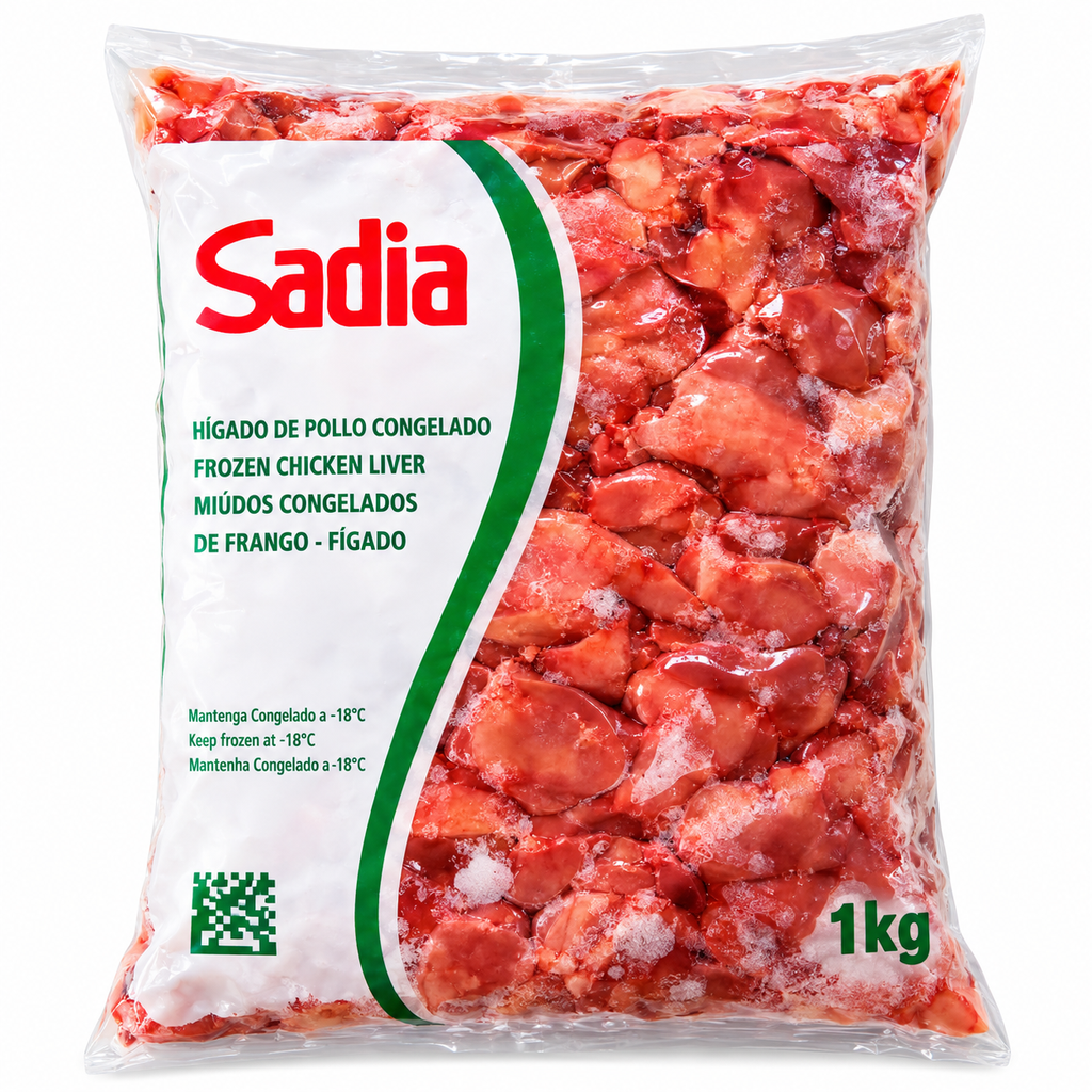 [CAR-00101] 🐤Hígado de Pollo Congelado Sadia - 1 kg