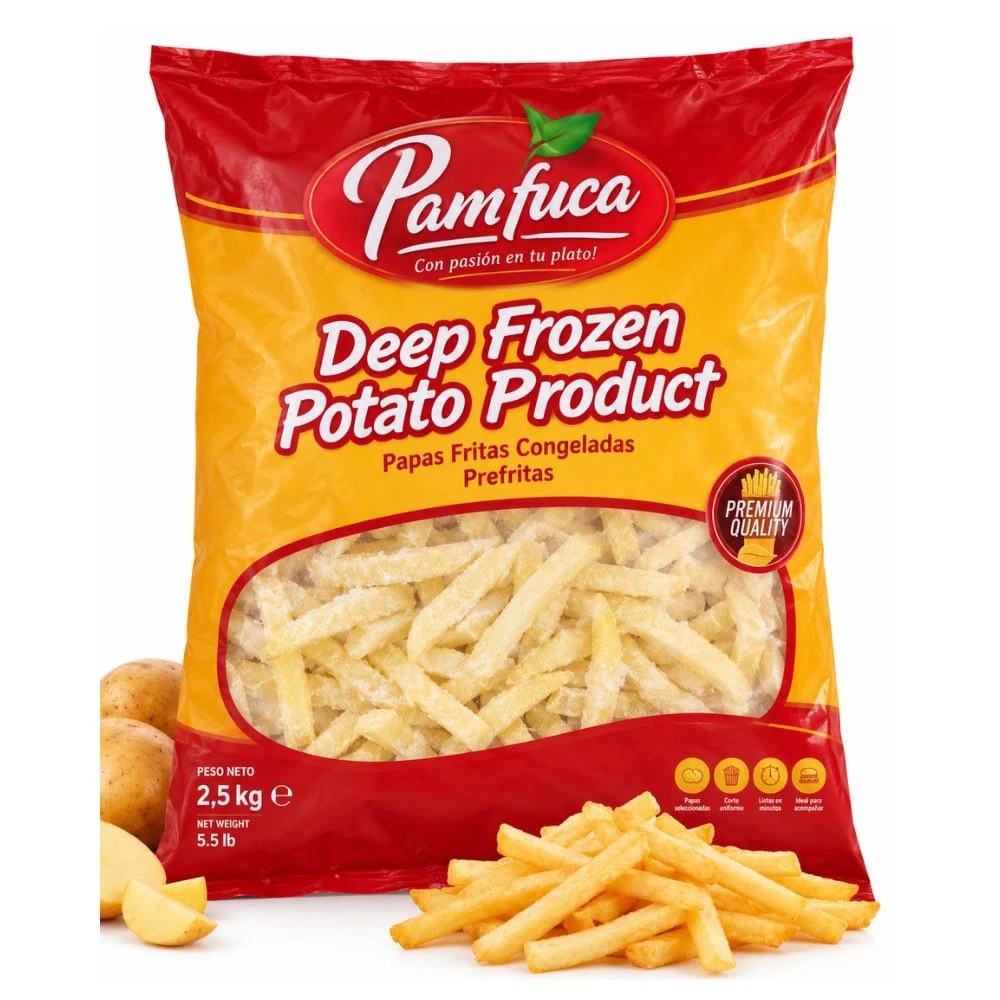 [CON-00002] Papas Fritas Congeladas Pamfuca 2.5 kg