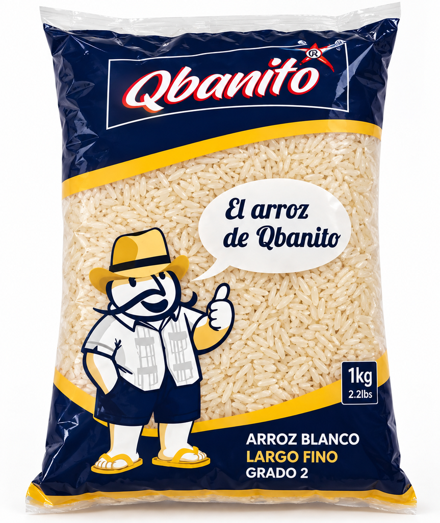 [DES-00014] Arroz Largo Fino Qbanito 1kg