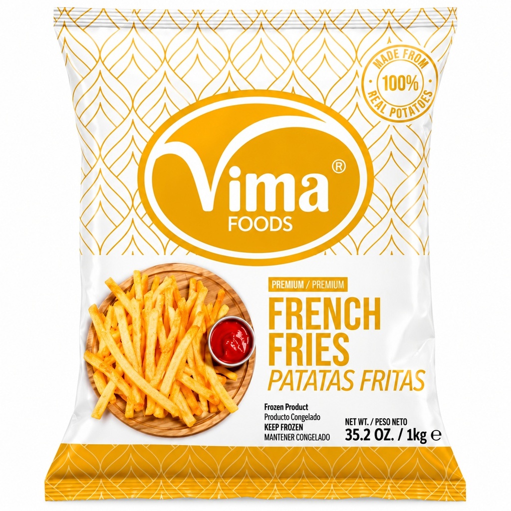 [CON-00004] Papas Prefritas Extras Vima Foods 1Kg