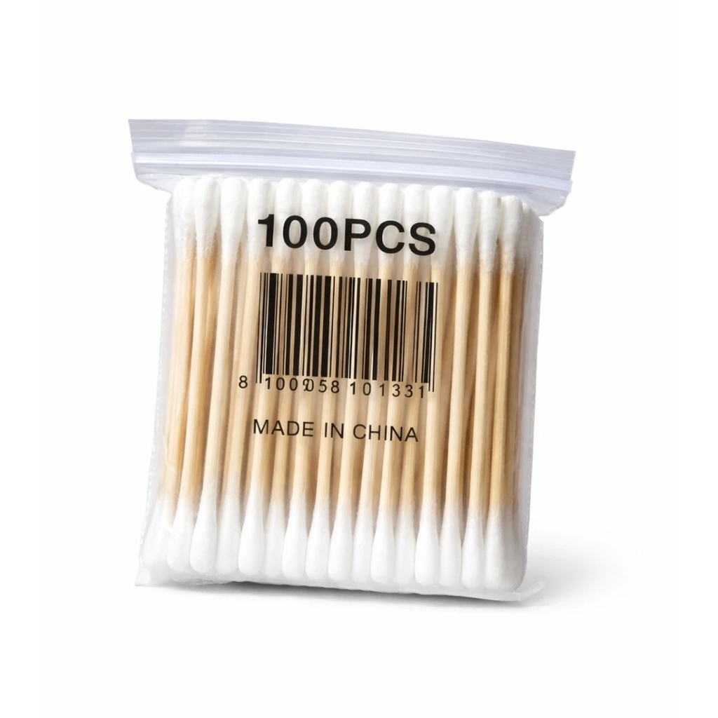 [HIG-00009] Aplicadores de oido - 100 PCS