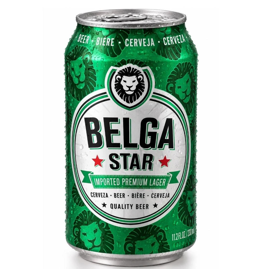 [BEB-00005] Cerveza Belga Star - Imported Premium Lager