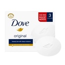 [HIG-00061] Jabón Dove Original 3x90g - Hidratación Profunda para Piel Suave