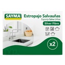 [HOG-00008] Estropajo Salva Uñas Silver Fibre de Sayma x 2