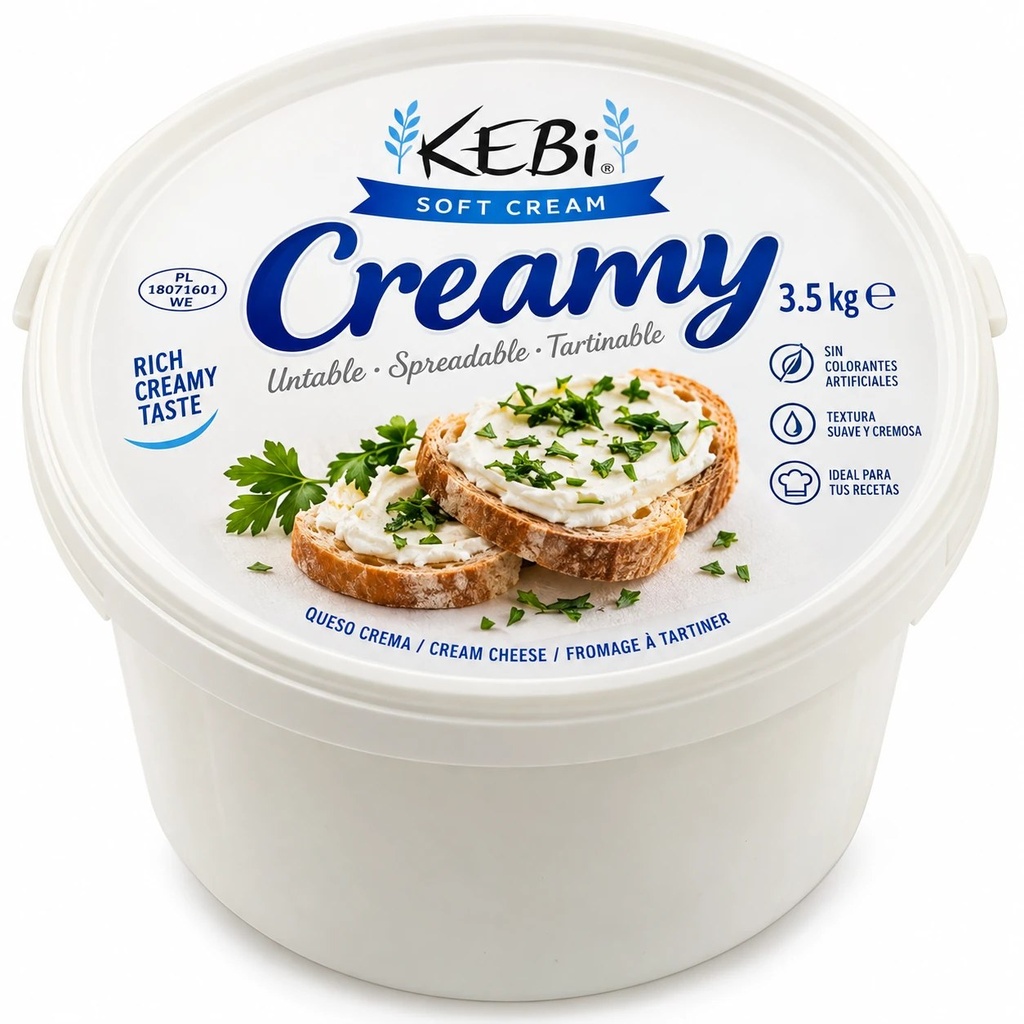 [HUE-00019] Queso Crema KEBI Creamy