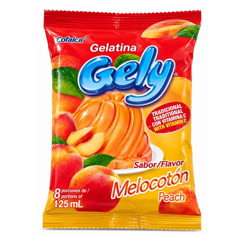 [SNA-00023] Gelatina Gely Melocotón 170 g