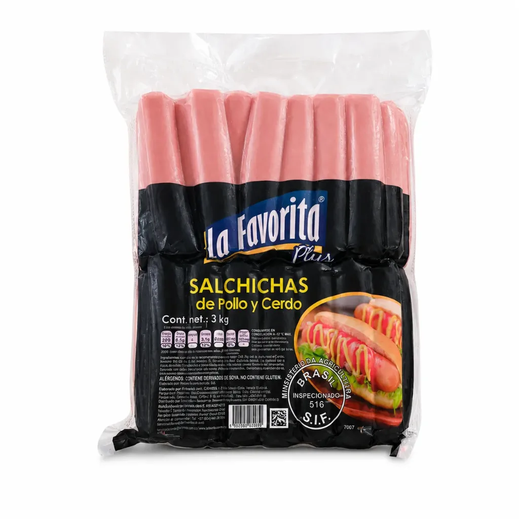 [SALCERD3KG] Salchicha de  Cerdo