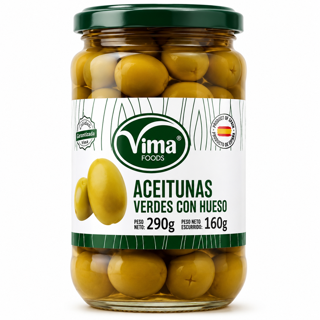 [ACTHVHDS] Aceitunas Verdes con Hueso
