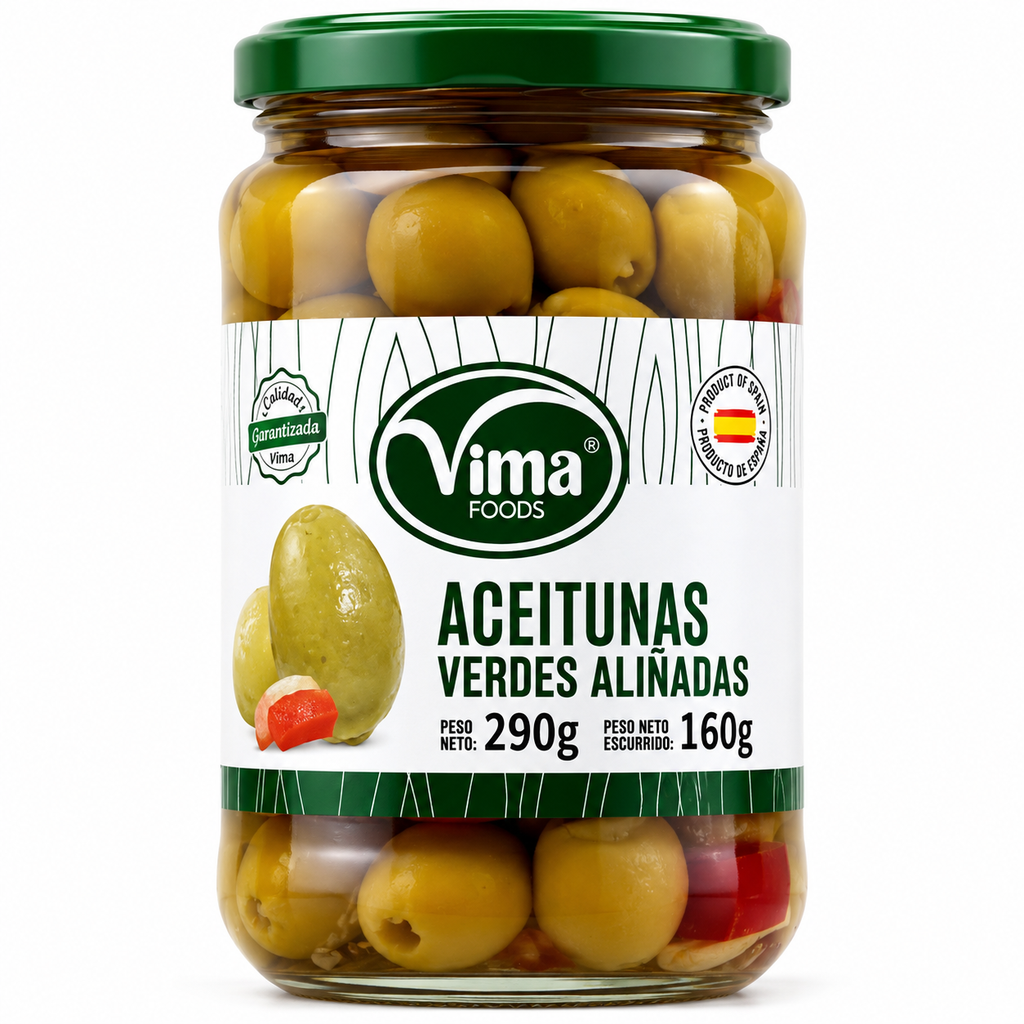 [ACTCALÑ] Aceitunas Verdes Aliñadas