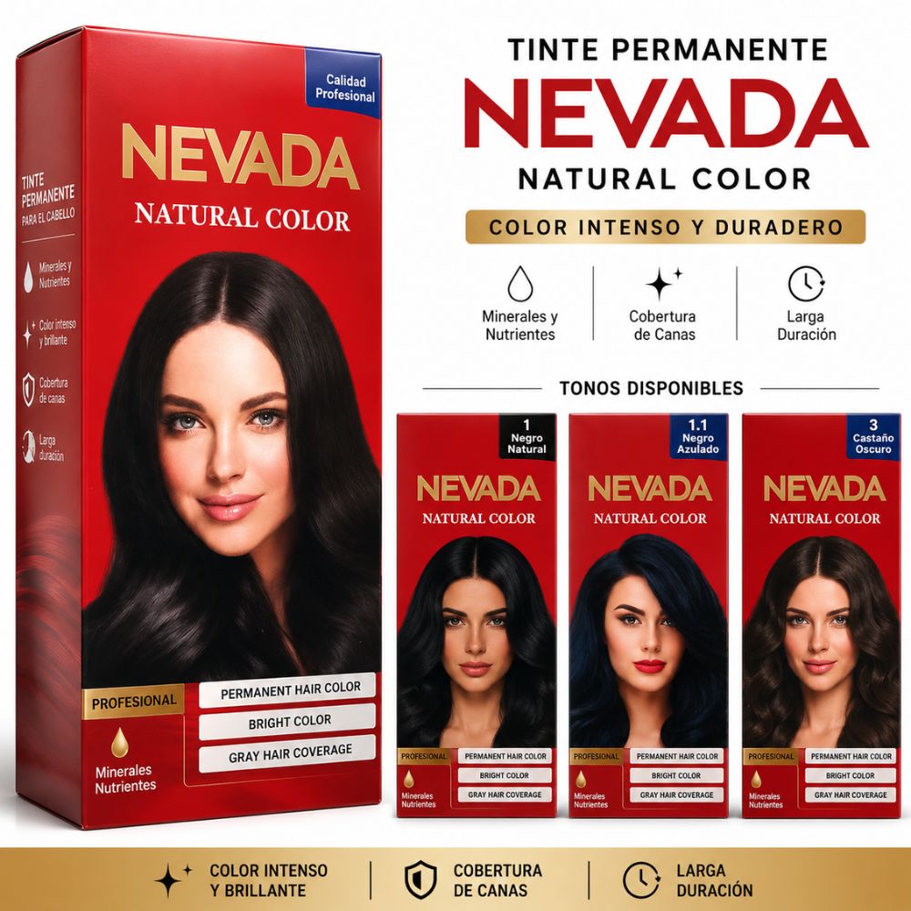 Tinte Permanente (1 - Negro Natural)
