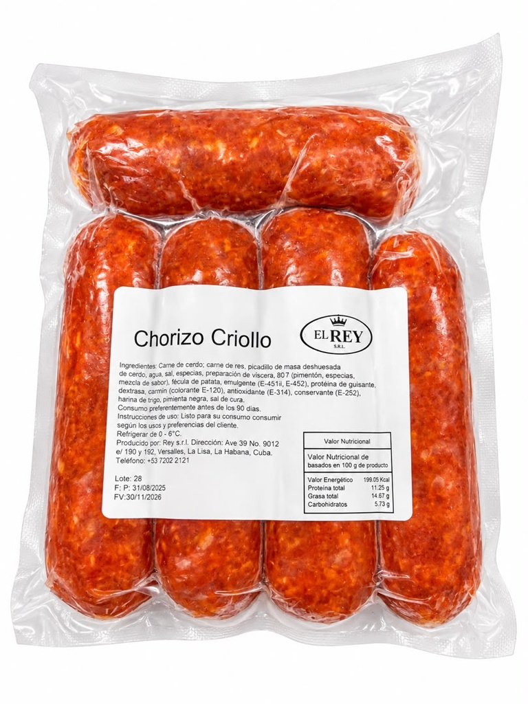 Chorizo criollo