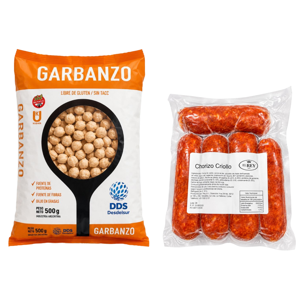 Legumbres de Tradición - Garbanzo seco + Chorizo Montero