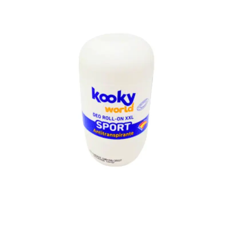 🧼 Desodorante Kooky World Sport Roll-On XXL – Antitranspirante de Larga Duración
