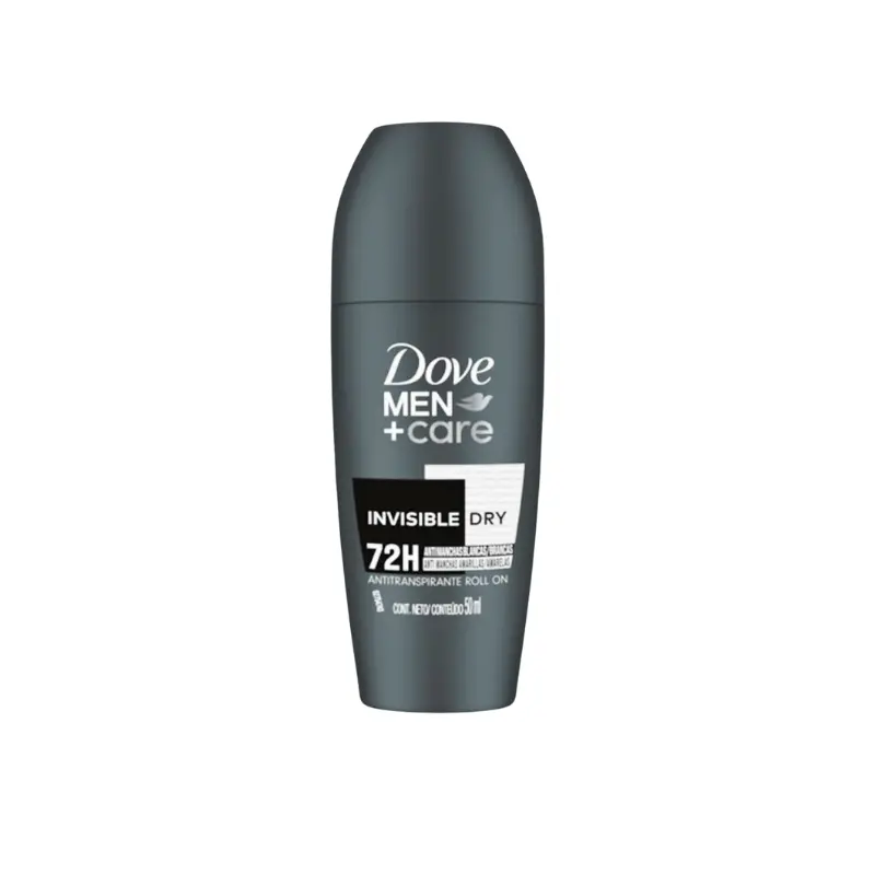 🧼 Desodorante Dove Men+Care Invisible Dry Roll-On 50ml – Protección 72H