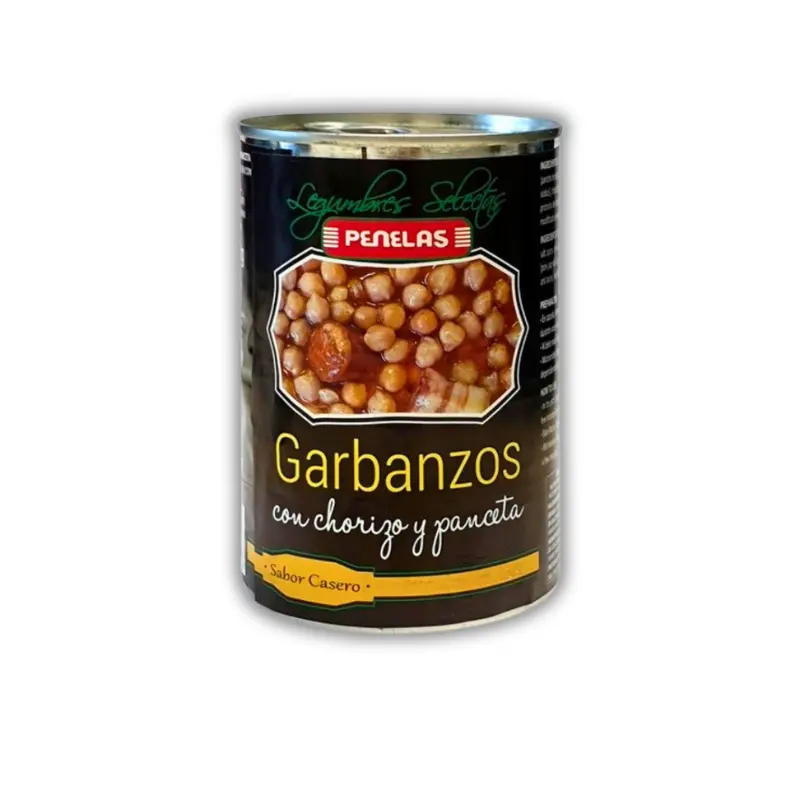 🥫 Garbanzos con Chorizo y Panceta Penelas 420g