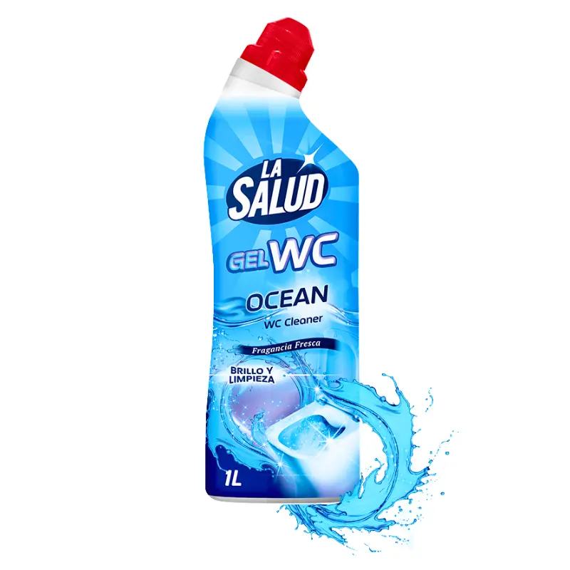 Gel WC Ocean La Salud 1L – Brillo y Frescura 
