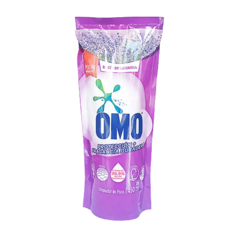 🧴 OMO Limpiador de Pisos Lavanda 450 ml – Limpieza Antibacterial y Fragancia