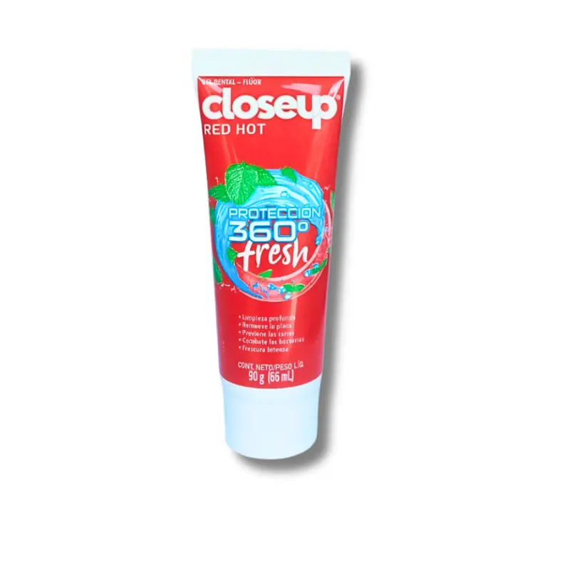 🪥 Pasta Dental Closeup Red Hot 90g – Protección 360° y Frescura Intensa