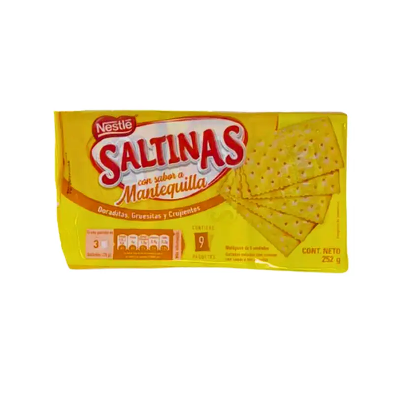 🍘 Galletas Nestlé Saltinas con Sabor a Mantequilla (234g)