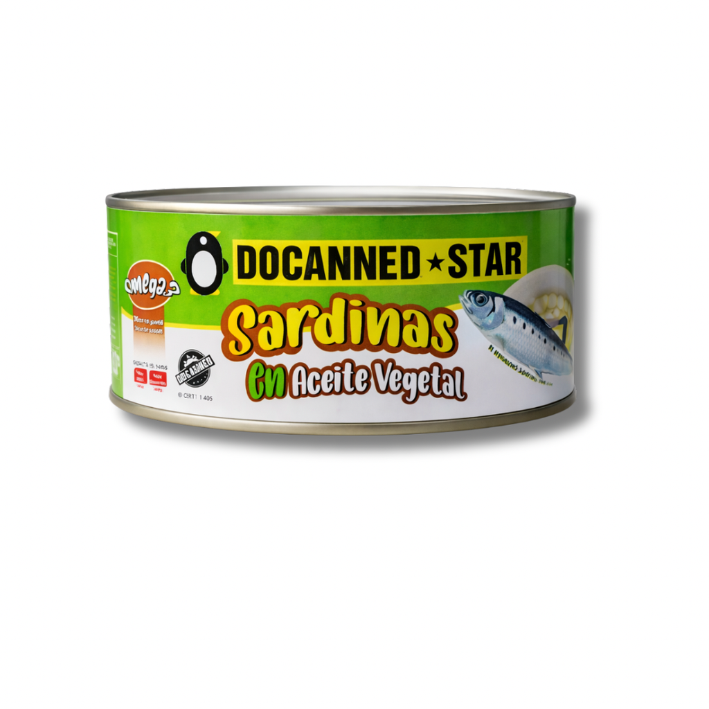 Sardinas en Aceite Vegetal-Doncanned