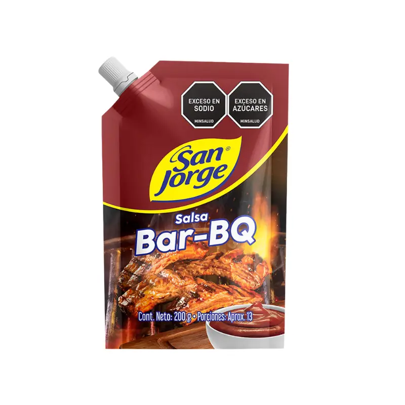 🥫Salsa Bar-BQ San Jorge 200g – Sabor Ahumado y Dulce para Parrilladas