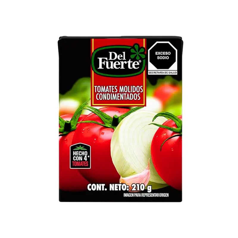 Tomates Molidos Condimentados Del Fuerte