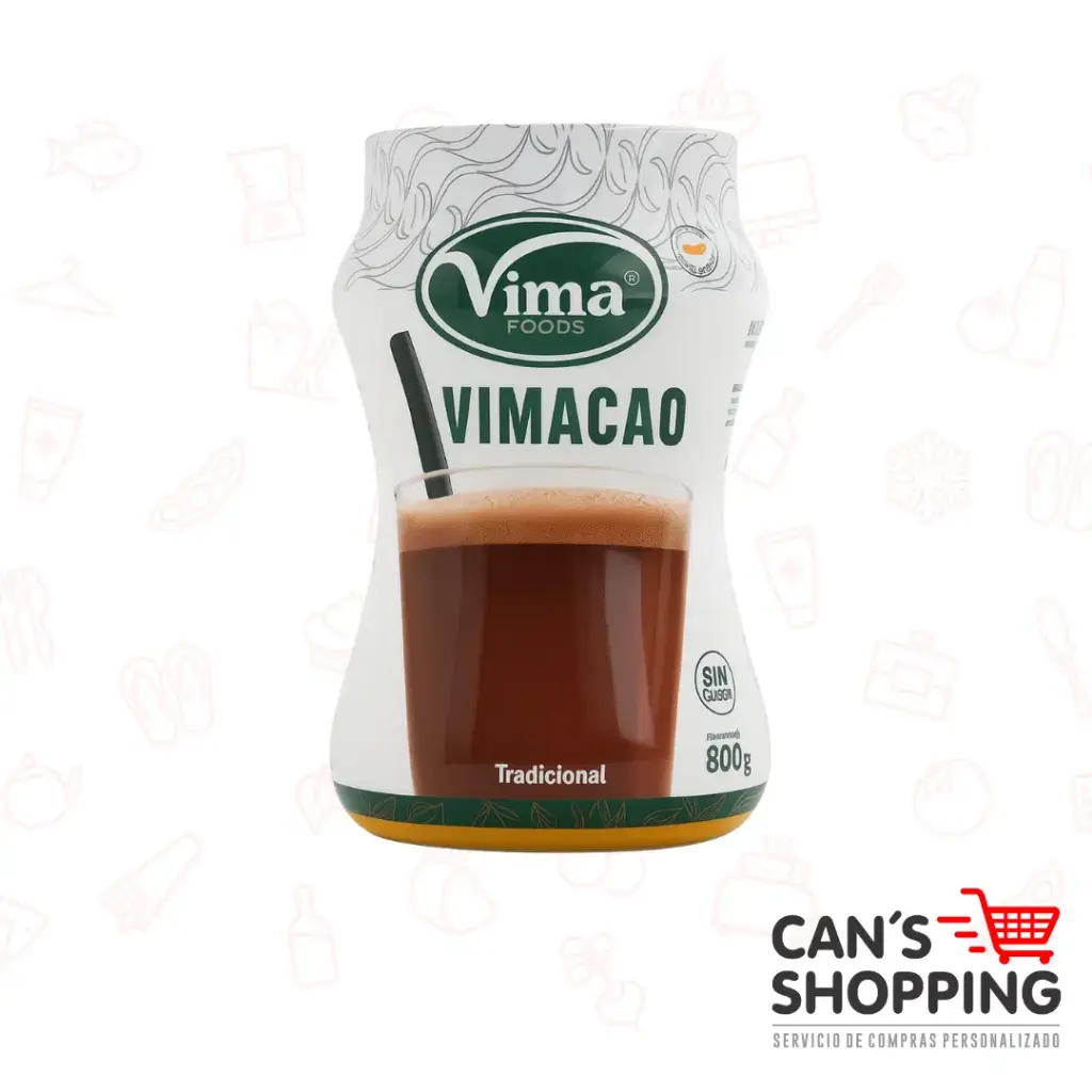 VIMACAO Vima Foods 800g – Cacao Instantáneo Sin Gluten