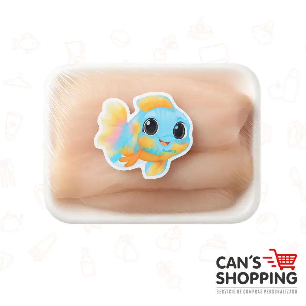 🐟 Filete de Cherna Congelado – Bandeja de 2 lb