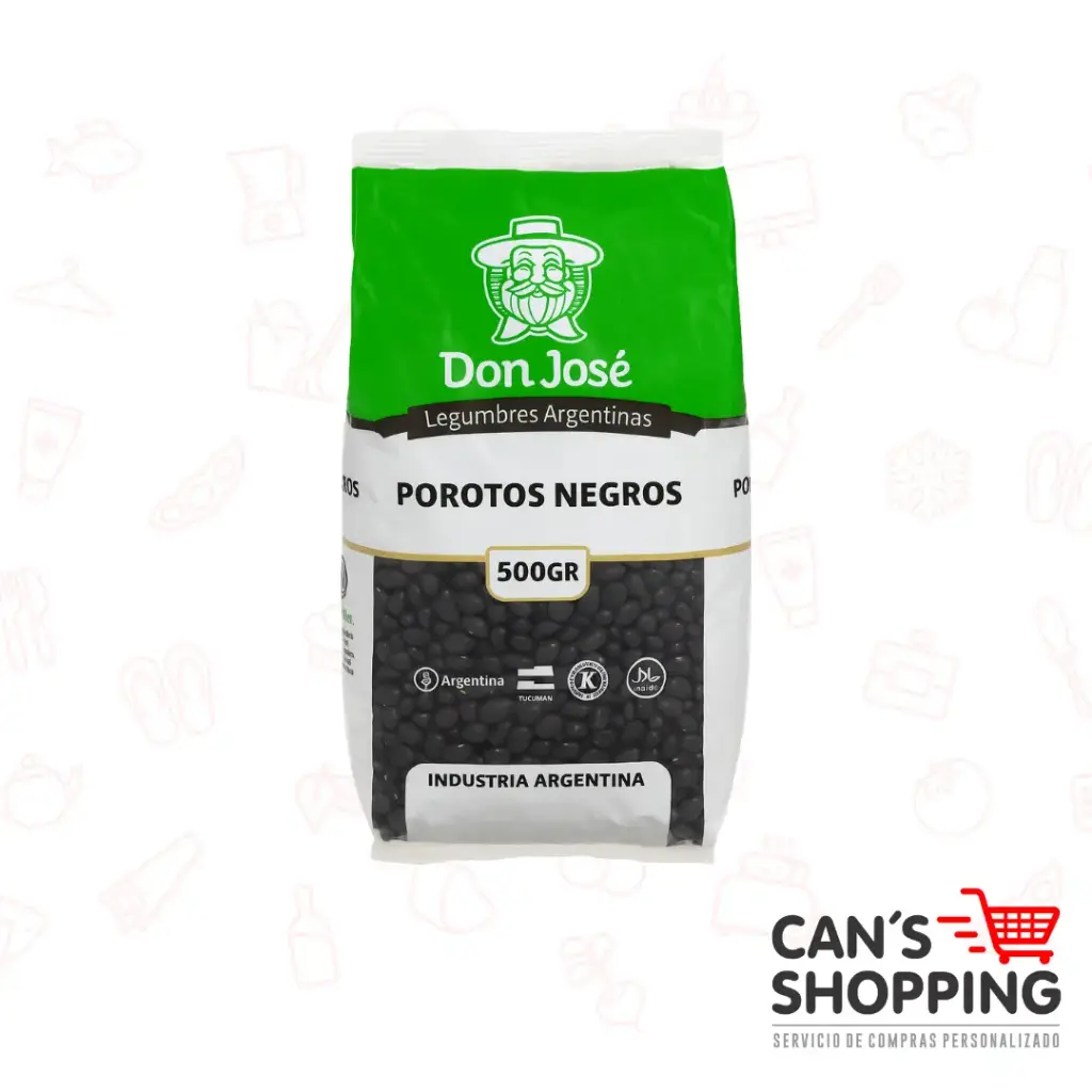 [PNDJ500LACP] Porotos Negros Don José 500g – Legumbres Argentinas de Calidad Premium