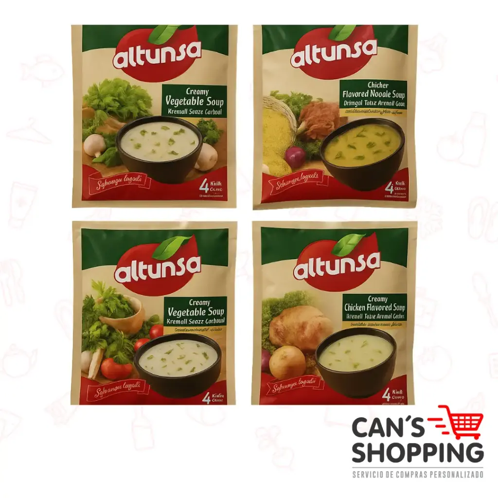 Sopas de Fideos  Altunsa – 4 Porciones Instantáneas