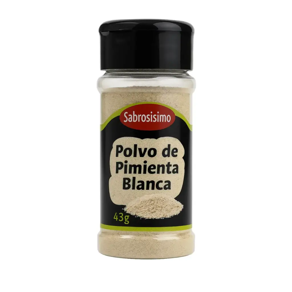 Pimienta Blanca en Polvo Sabrosísimo