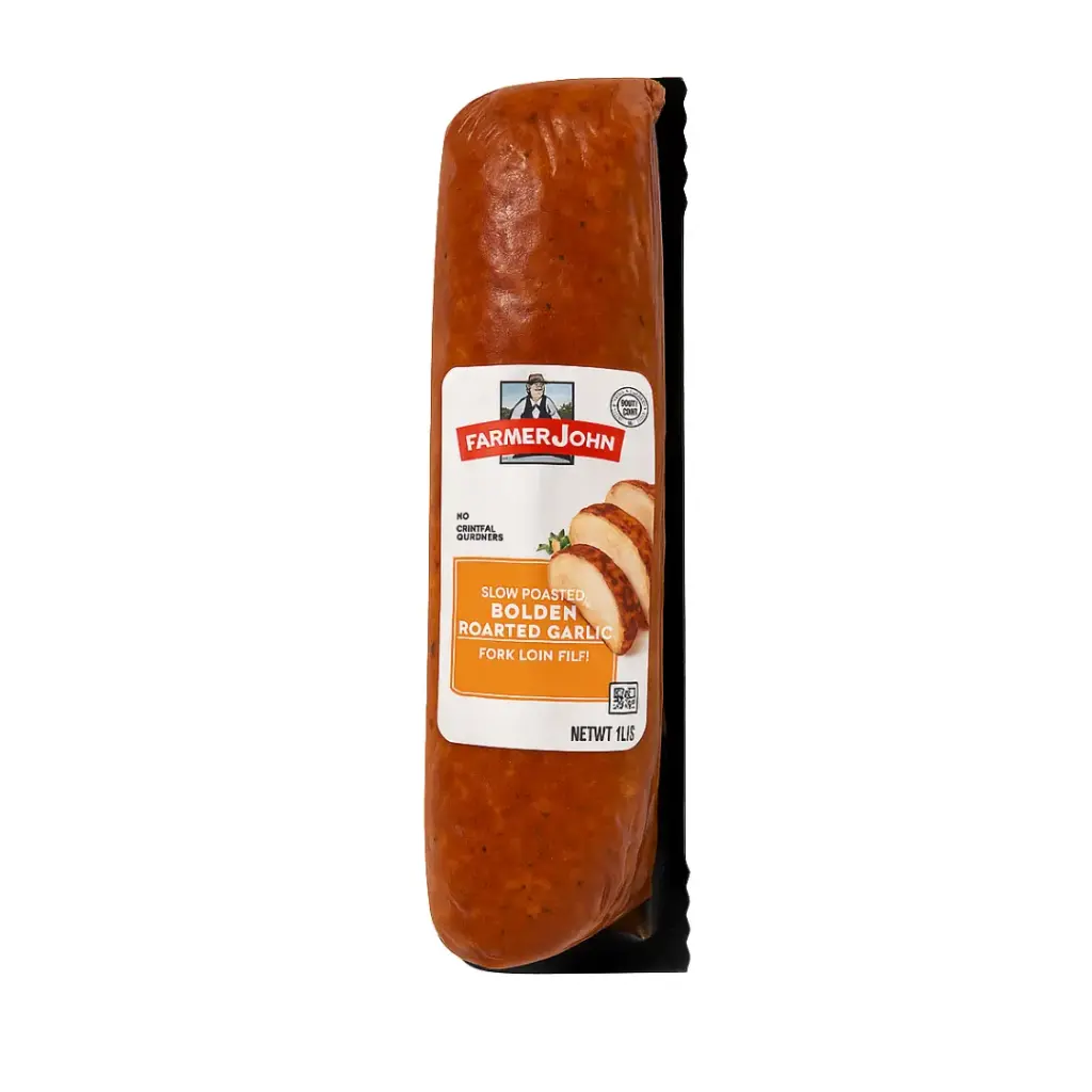 🐷 Filete de Lomo de Cerdo Farmer John – Sabor Ajo Asado Dorado