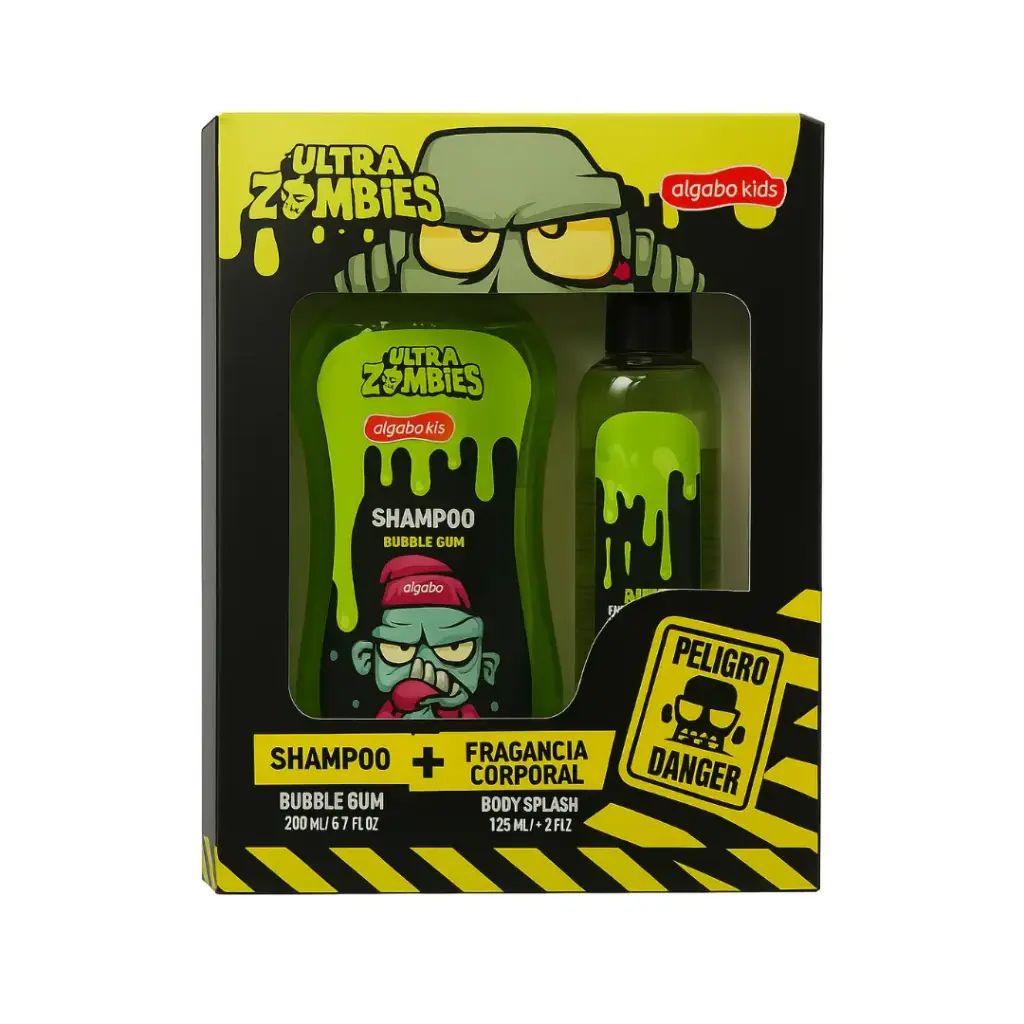 Ultra Zombies Set  Fragancia +Shampoo Infantil (200 -125 ml)