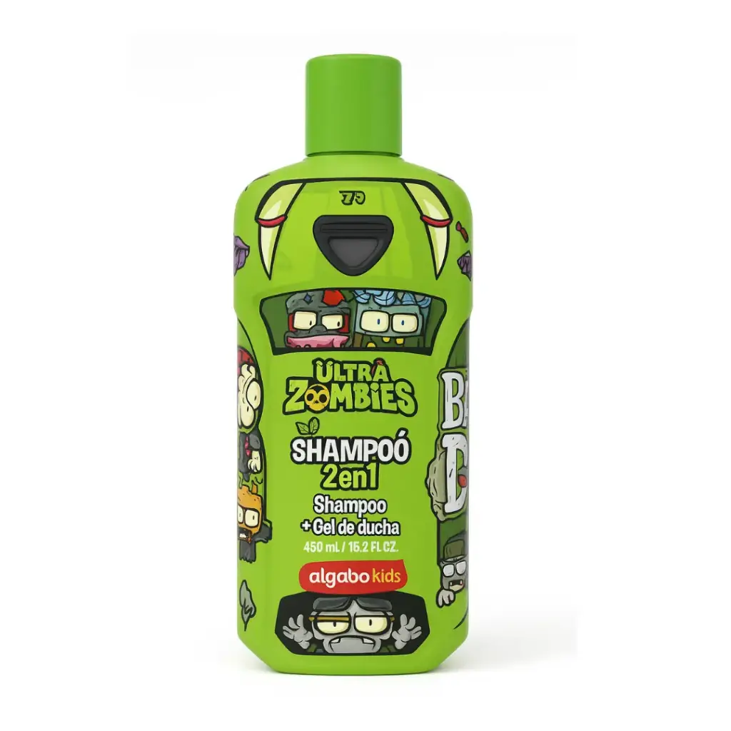 Shampoo + Gel de Baño   Ultra Zombies  2en1