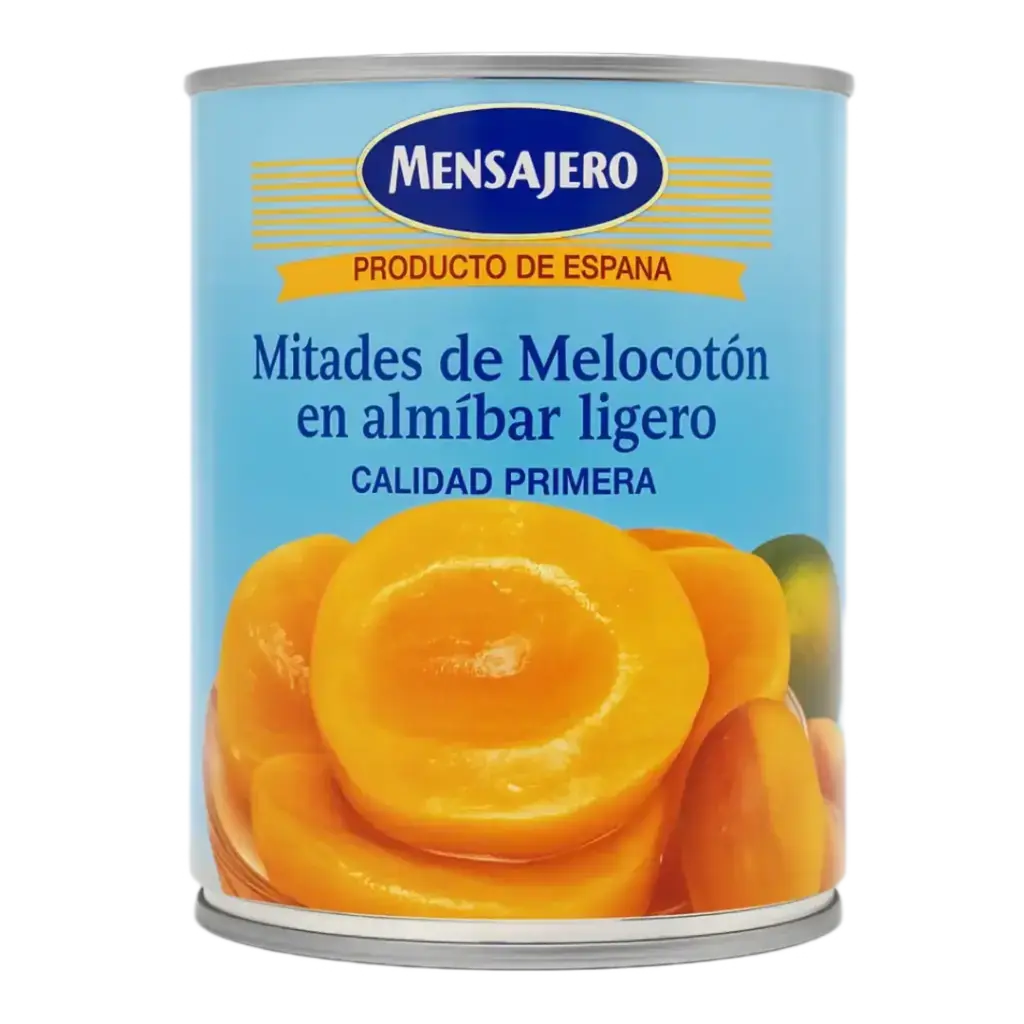 Mitades de Melocotón en almíbar Mensajero - 800 g