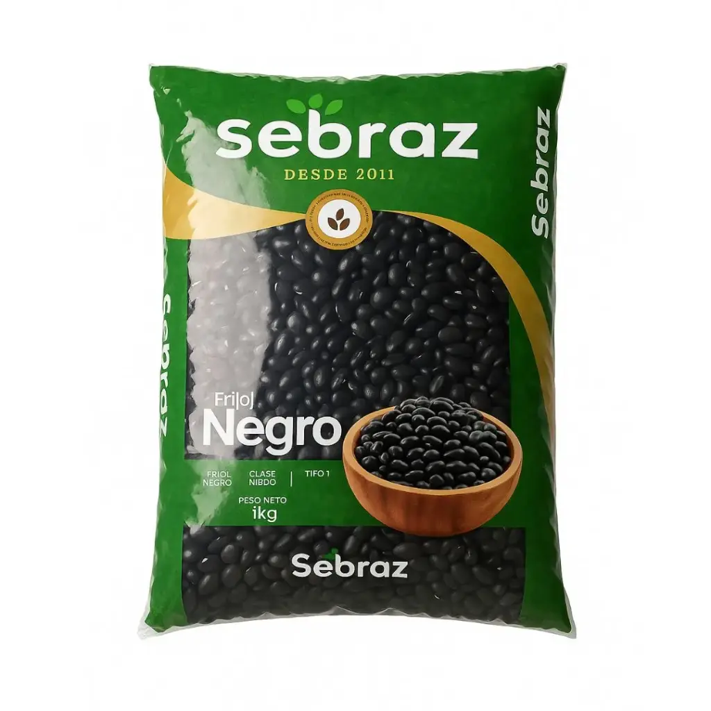 Frijol Negro Sebraz 1kg – Grano de Calidad Premium