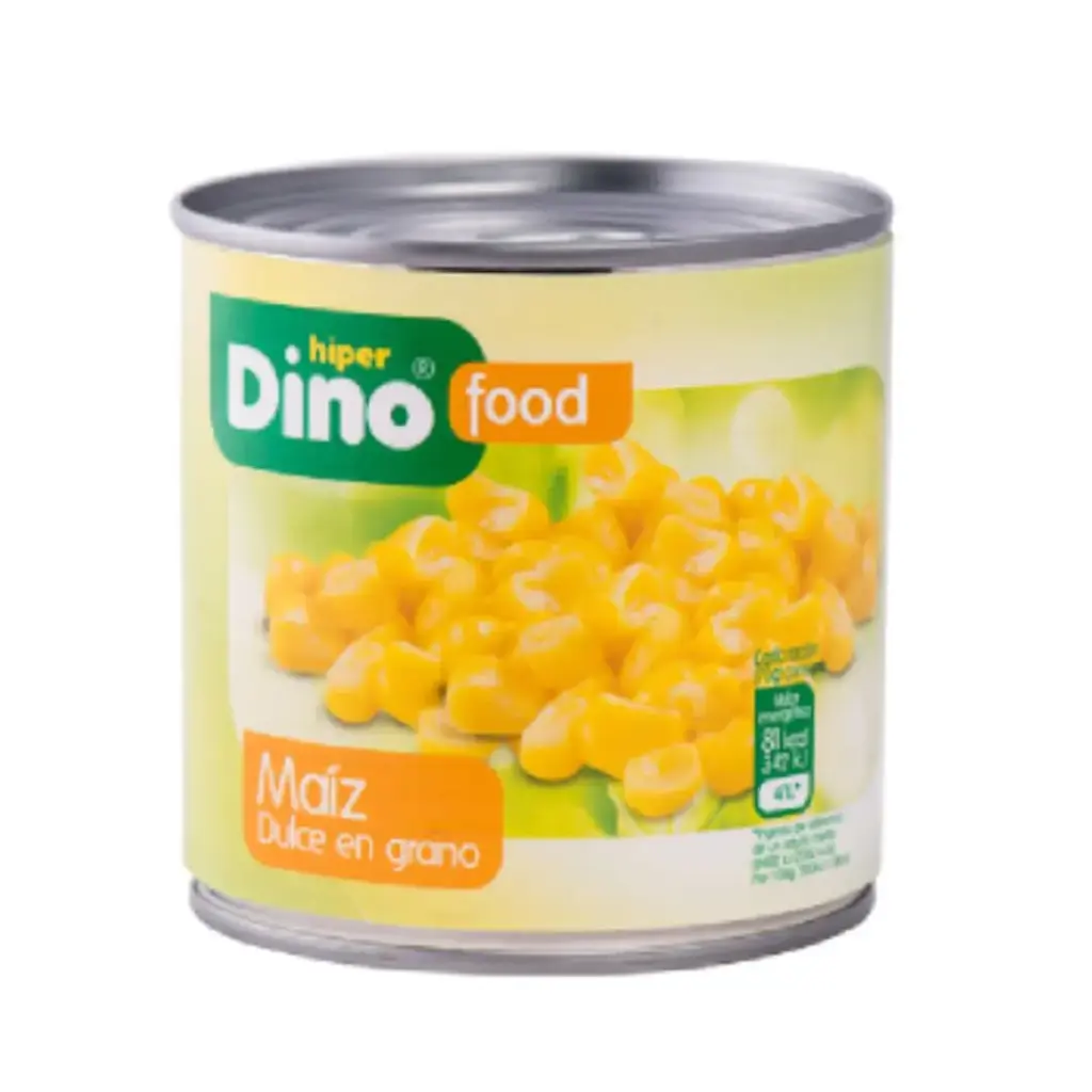 MAIZ DULCE EN GRANOS HIPER DINO 340G