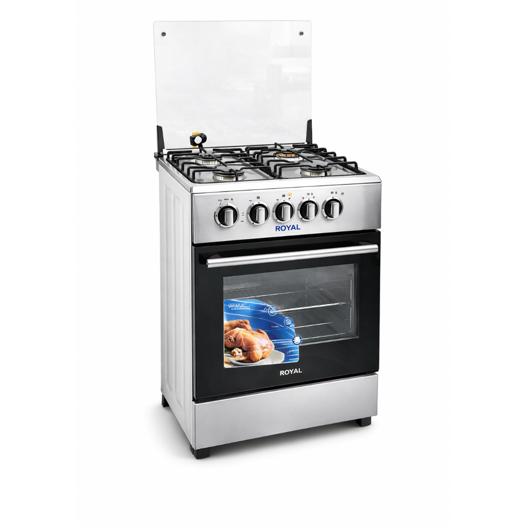 [CCGR4HMG] Cocina de Gas Royal – 4 Hornillas con Magneto y Horno
