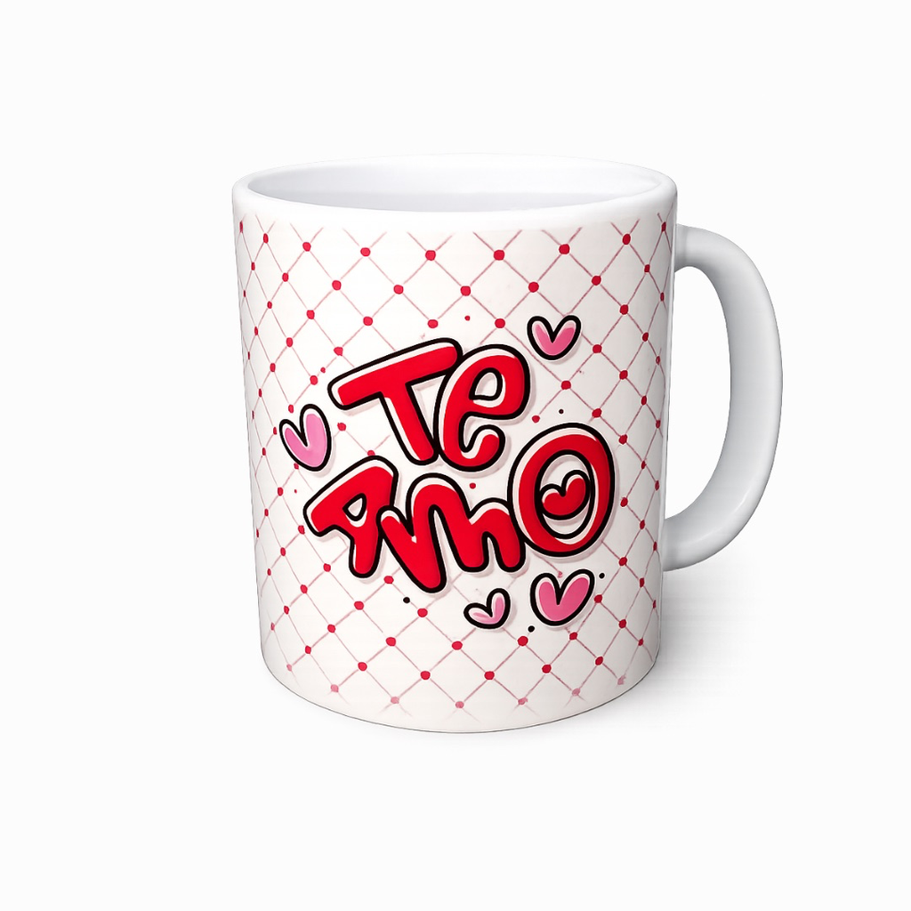 Taza personalizada – Cerámica (Te Amo)