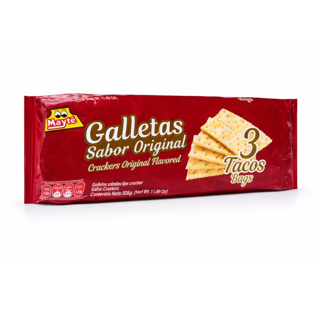 [GALLSODA] Galletas Sabor Original tipo Crackers 3 tacos