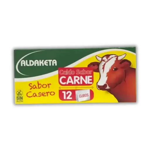 [P016] 🧂 Caldo Aldaketa Sabor Carne (12 Cubos)