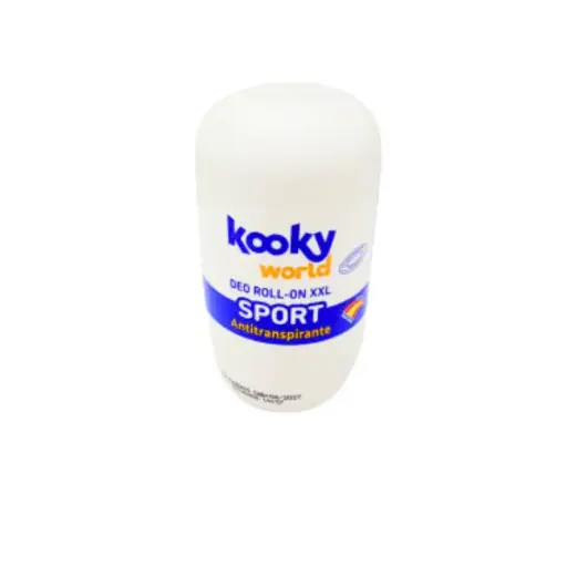 [P026] 🧼 Desodorante Kooky World Sport Roll-On XXL – Antitranspirante de Larga Duración