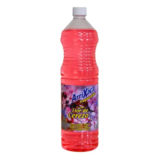 [P036] 📦  Fregasuelos Arrixaca Flor de Cerezo 1.5L – Brillo y Aroma Floral