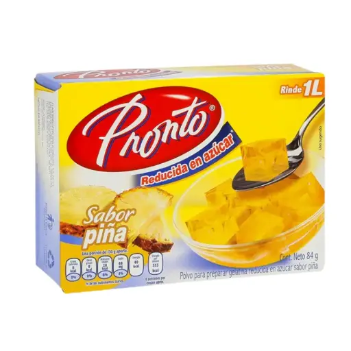 [P052] 🍍 Gelatina Pronto Sabor Piña 84g