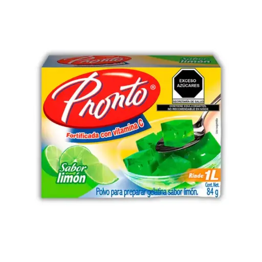 [P054] 🍮 Gelatina Pronto Limon