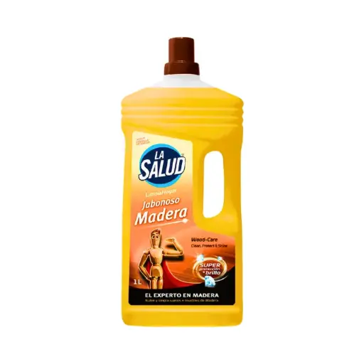 [P177] 📦 Limpiahogar Jabonoso Madera La Salud 1L – Brillo y Cuidado para Muebles