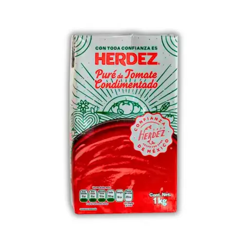 [P233] 🍅 Puré de Tomate Condimentado Herdez (1kg)