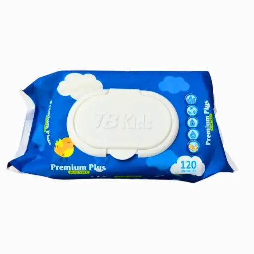 [P317] 🧻 Toallitas Húmedas TB Kids Premium Plus-120 u